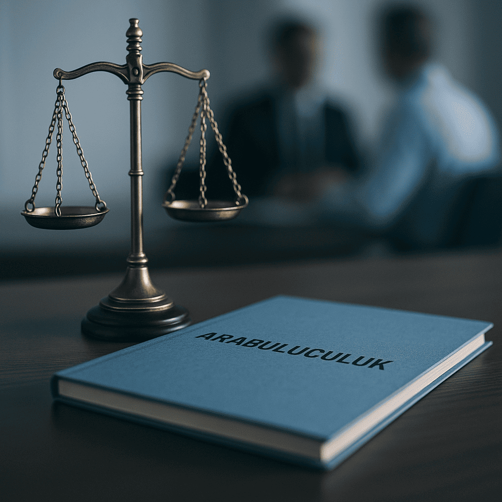 İşe iade taleplerinde asıl işveren ve alt işverenin birlikte arabuluculuğa katılma şartının Anayasa Mahkemesi tarafından iptal edilmesini simgeleyen adalet terazisi ve hukuk dosyası görseli – Konya İş Davası Avukatı Süleyman Güney.